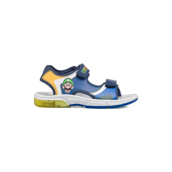 Sandali blu da bambino con logo Super Mario, Scarpe Bambini, SKU k284000254, Immagine 0